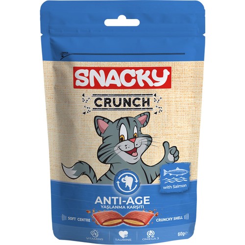 Snacky%20Crunch%20Antı-Age%20Somonlu%2060Gr