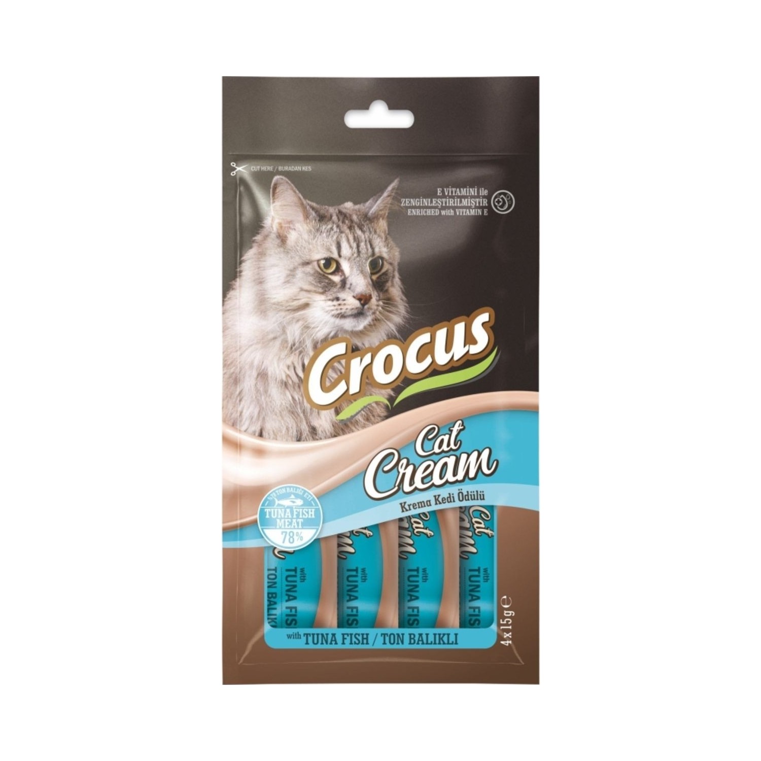 Crocus%20Ton%20Balıklı%20Krema%20Kedi%20Ödülü%204X15G