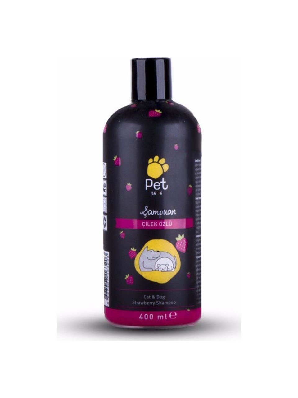 Pet%20Love%20Kedi%20ve%20Köpek%20Şampuanı%20Çilek%20Özlü%20400%20ml