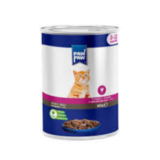 Paw Paw Yavru Tavuklu Kedi Maması 400 Gr